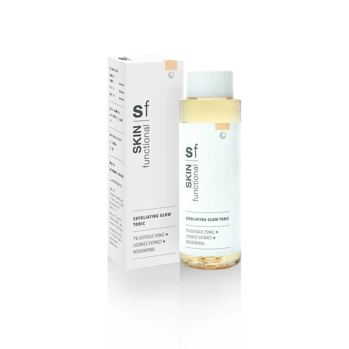 SF- Exfoliating Glow tonic ( 7% Glycolic tonic + Licorice Extract + Resveratrol) 200ml